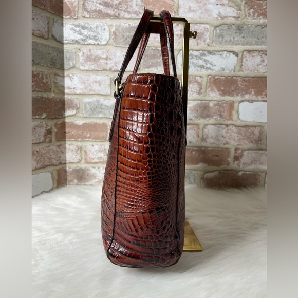 Brahmin Cognac Brown Leather Shoulder Bag - Picture 9 of 16
